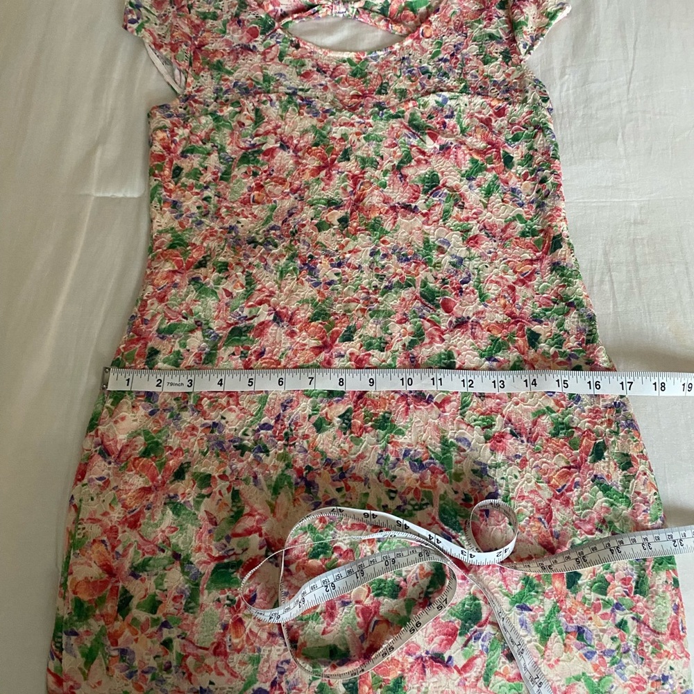Free People Lace Floral Bodycon Dress Size XS - Picture 8 of 15